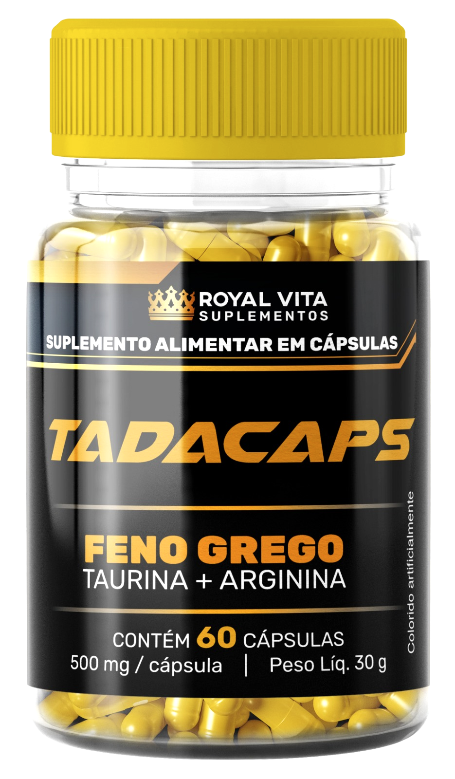 Frasco do suplemento TADALACAPS